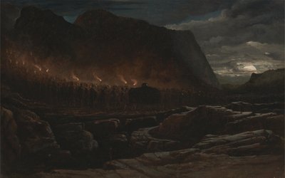 Begravelsesprocession af Francis Danby
