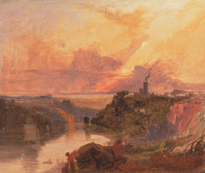 Avon-kløften ved solnedgang af Francis Danby