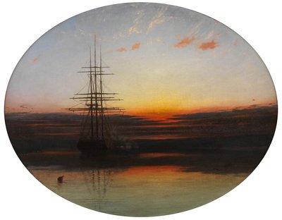 The Evening Gun af Francis Danby