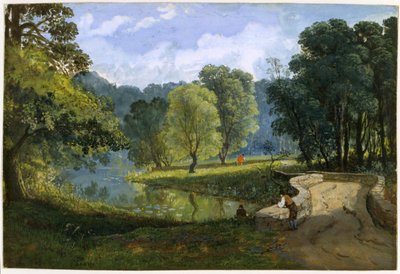 The Frome at Stapleton, ca. 1823 (akvarel og kropsfarve på papir) af Francis Danby