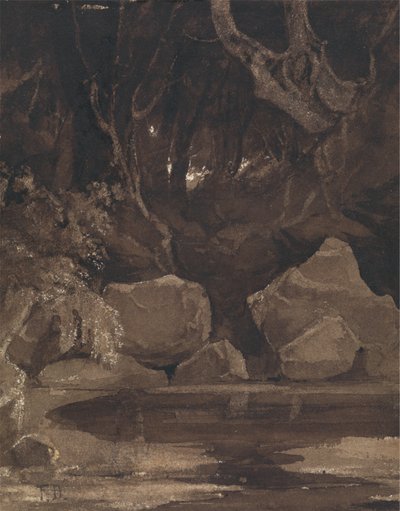 The Haunted Wood af Francis Danby