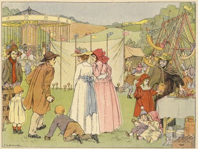 Bedfords bog om butikker: Fair (farvelitografi) af Francis Donkin Bedford