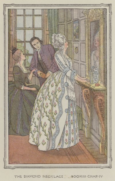 Illustration til The History of Henry Esmond (farvelitografi) af Francis Donkin Bedford