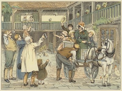 Ostler (farvelitografi) af Francis Donkin Bedford