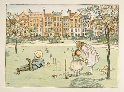 The Chimney Sweep, fra Four and Twenty Toilers, pub. 1900 (farvelitografi) af Francis Donkin Bedford