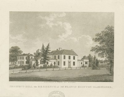 Soho - Francis Egintons hus: akvatintegravering, nd [c 1798] (tryk) af Francis Eginton