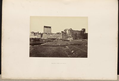 Baalbec, fra syd af Francis Frith