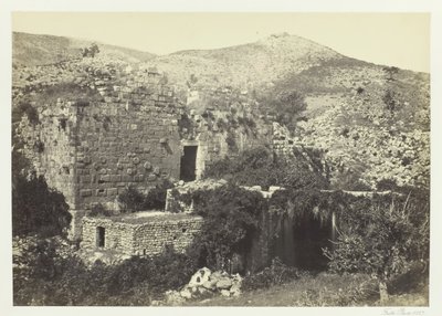 Banias, Den Gamle Cæsar, Philippi, af Francis Frith