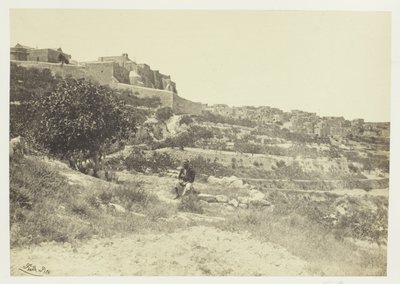 Betlehem, med Fødselskirken af Francis Frith
