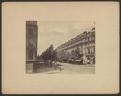 Boulevard des Capucines, på hjørnet af Rue Louis le Grand, Paris af Francis Frith