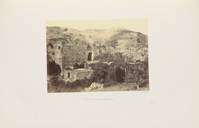 Ceasarea [sic] Filippi (Baneas) af Francis Frith