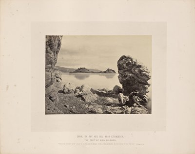 Graia, ved Det Røde Hav, nær Eziongeber af Francis Frith