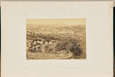 Jerusalem, set fra Oliebjerget af Francis Frith