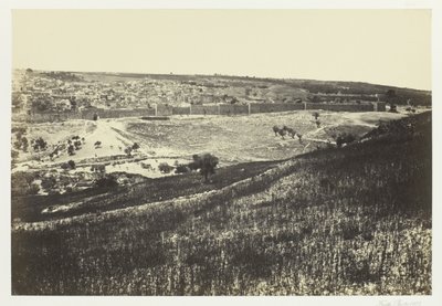 Jerusalem, fra Oliebjerget, nr. 2 af Francis Frith