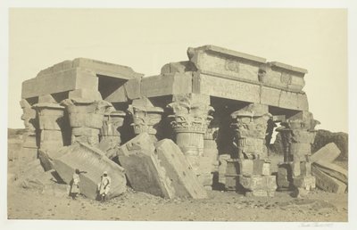 Kom til Ombo, Øvre Egypten, 1857. af Francis Frith