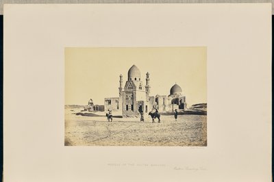 Sultan Barkooks moské, den østlige kirkegård, Cairo af Francis Frith
