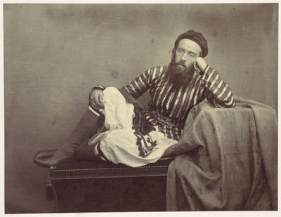 Portræt, tyrkisk sommerdragt af Francis Frith