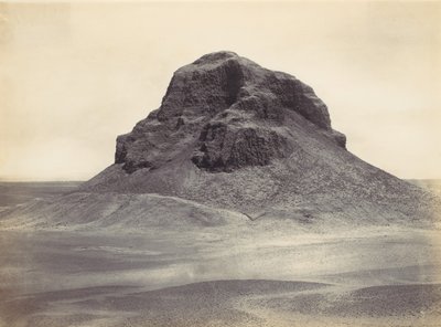 Pyramide ved Dahshûr, ca. 1857. af Francis Frith