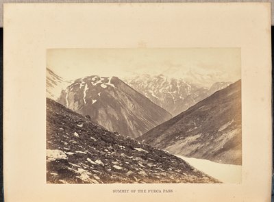 Toppen af Furca-passet af Francis Frith