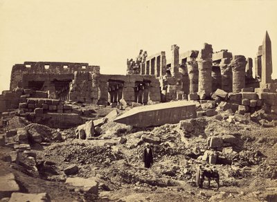 El-Karnaks tempel, fra sydøst af Francis Frith