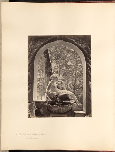 Najade-fontænen, Wien af Francis Frith