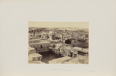 Hizkijas bassin, Jerusalem af Francis Frith
