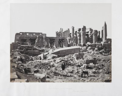 El-Karnak-templet, fra sydøst af Francis Frith