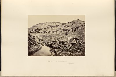 Josafats dal, Jerusalem af Francis Frith