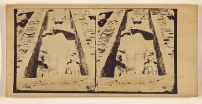 [Der kleine Felsentempel von Abu Simbel.] af Francis Frith