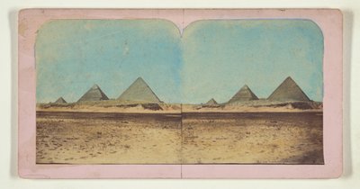 Drei Pyramiden af Francis Frith