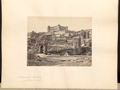 Toledo fra vest, med Alcazar af Francis Frith