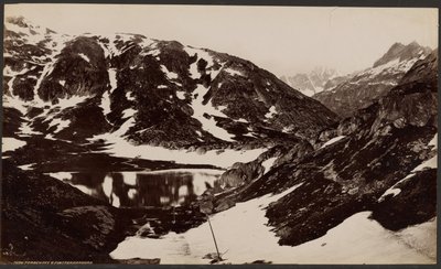 Tordensee og Finsteraarhorn af Francis Frith