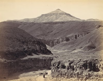Kongernes Dal, Theben, ca. 1857, trykt 1870