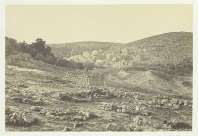 Udsigt ved Hebron, 1857. af Francis Frith
