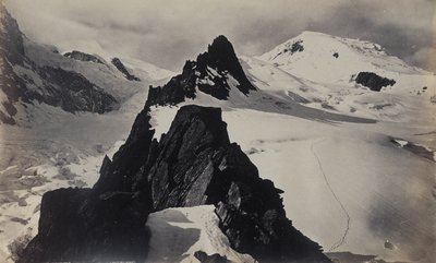 Udsigt fra Mont Blanc af Francis Frith