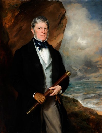 Portræt af admiral Henry Meynell (olie på lærred) af Francis Grant