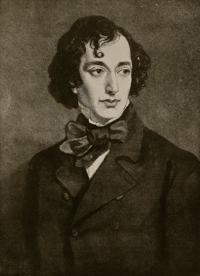 Portræt af Benjamin Disraeli, illustration fra 