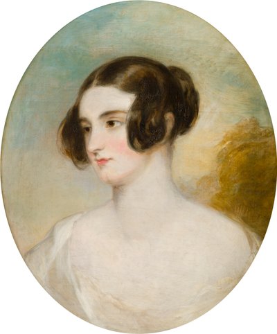 Portræt af Hon. Henrietta Maria Forester, Lady Albert Conyngham (1809-1833), ca. 1829-33 (olie på lærred) af Francis Grant