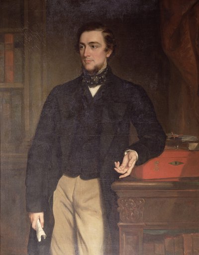 Sidney, Lord Herbert af Lea, 11. jarl af Pembroke (1810-61) af Francis Grant