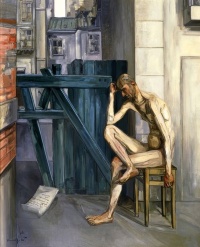 Job, 1944, olie på lærred, 161,9 × 129,9 cm, af Francis Gruber