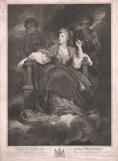 Fru Siddons i karakteren af den tragiske muse af Francis Haward