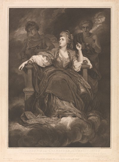 Fru Siddons i den tragiske muses karakter af Francis Haward
