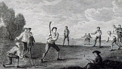 Cricket, efter maleri af Francis Hayman (1708-1776). af Francis Hayman