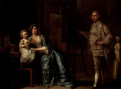 Portræt af Joseph Wilton - Billedhugger (1722-1803) af Francis Hayman