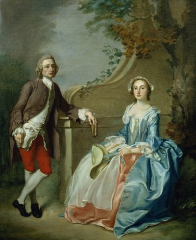 Portræt af en Herre og hans Hustru af Francis Hayman
