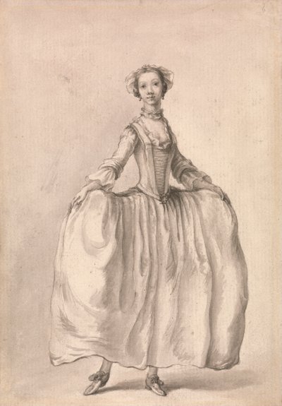 Stående Figur af en Dame af Francis Hayman