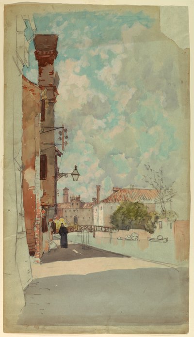 Kanal, Venedig, Italien af Francis Hopkinson Smith