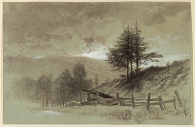 Mark med Jernbanehegn af Francis Hopkinson Smith