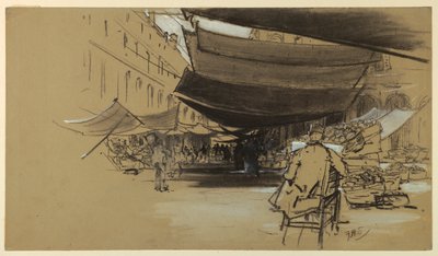 Frugtmarkedets markiser af Francis Hopkinson Smith