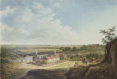 En udsigt over Hampstead Heath, der ser mod London, 1804 af Francis James Sarjent